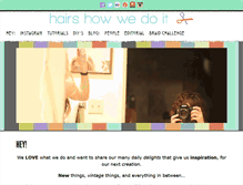 Tablet Screenshot of hairshowwedoit.com